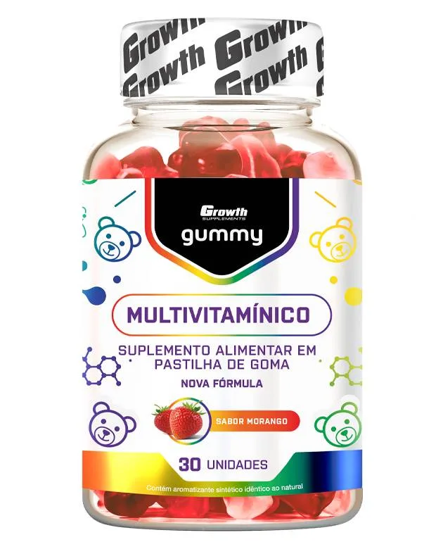 Multivitamínico Gummy 30 Un - Growth Supplements