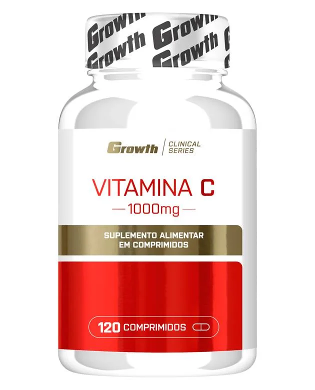 Vitamina C 1000mg 120 Comp - Growth Supplements
