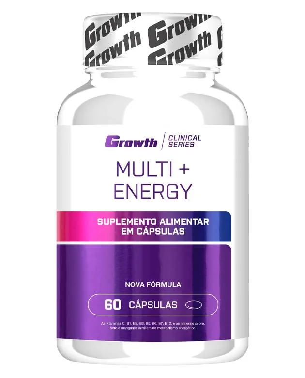 Multi + Energy 60 Softgels - Growth Supplements