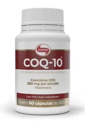 Coenzima Q10 Vitafor COQ-10 com TCM e Vitamina E