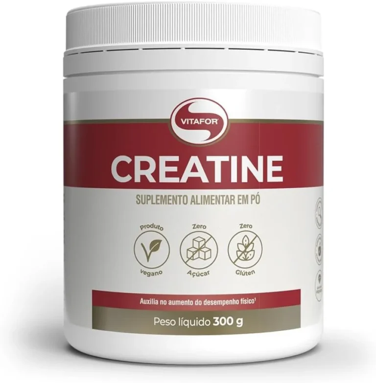 Vitafor Creatine Creatina Monohidratada 300g - Qualidade premium