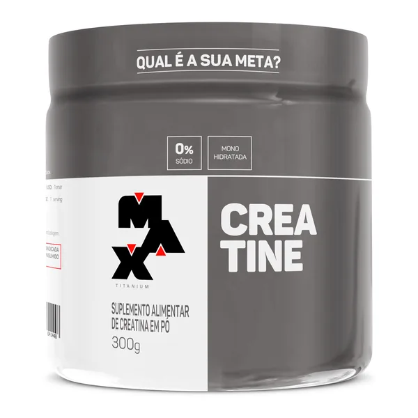 Creatina 300g - Max Titanium - Ótimo custo-benefício