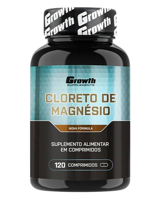 Cloreto de Magnésio 120 Comp - Growth Supplements