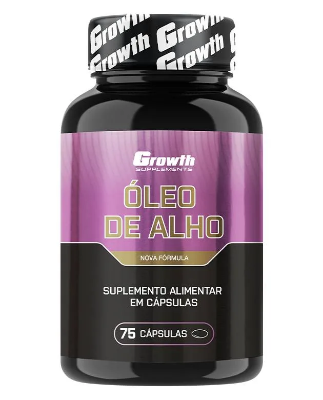Óleo de Alho 500mg 75 Caps - Growth Supplements