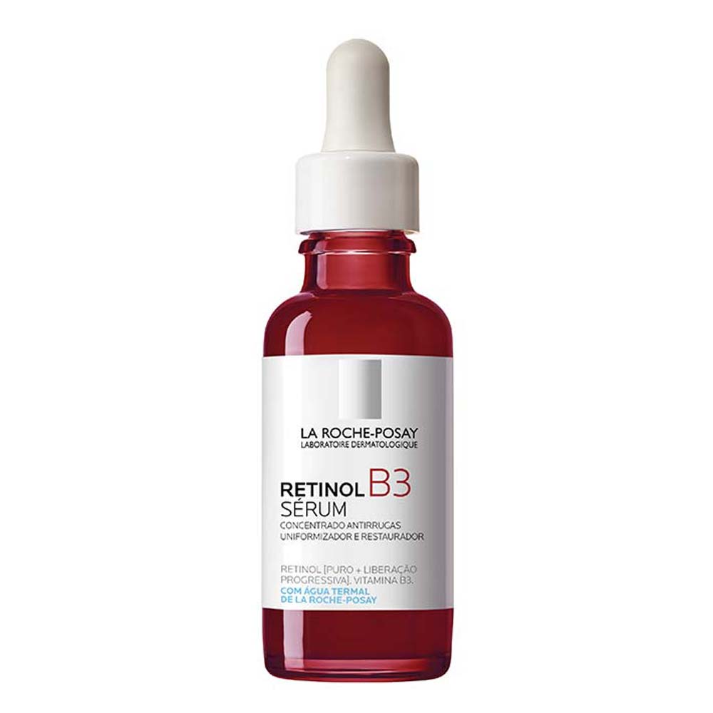 Sérum Facial Antirrugas com Vitamina B3 e Retinol Puro La Roche-Posay Retinol B3 15ml