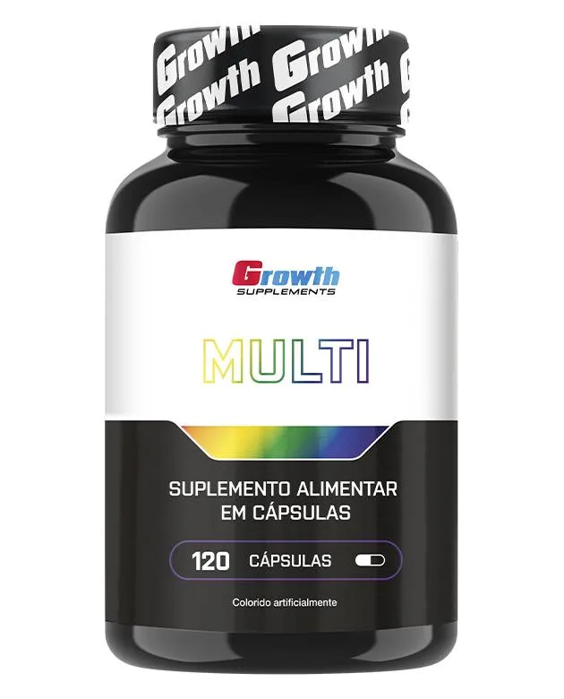 Multivitamínico 120 Cápsulas - Growth Supplements