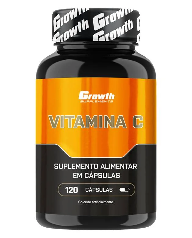 Vitamina C 120 Caps - Growth Supplements
