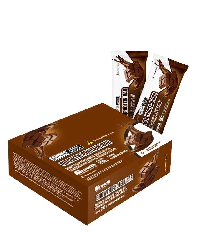 Barra Proteica Extra 65g Display C/ 6 Un - Growth Supplements