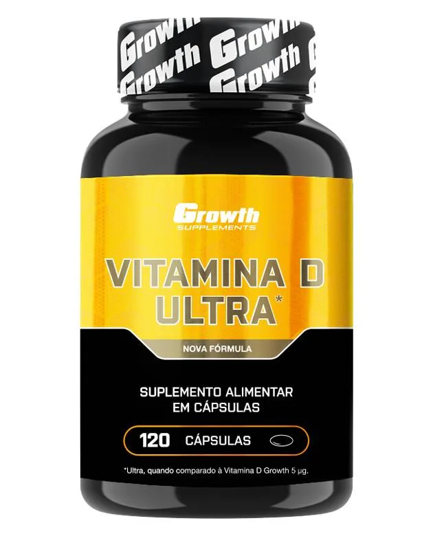 Vitamina D Ultra 2000UI 120 Caps - Growth Supplements