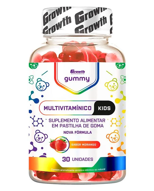 Multivitamínico Kids Gummy 30 Un - Growth Supplements
