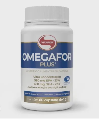Omegafor Plus 60 Cápsulas - Vitafor