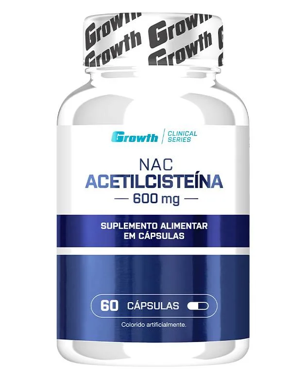 NAC (N-Acetil L-Cisteína) 60 Caps - Growth Supplements