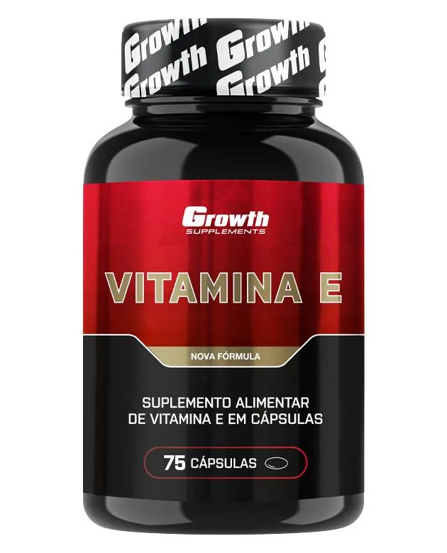 Vitamina E 75 Softgels - Growth Supplements
