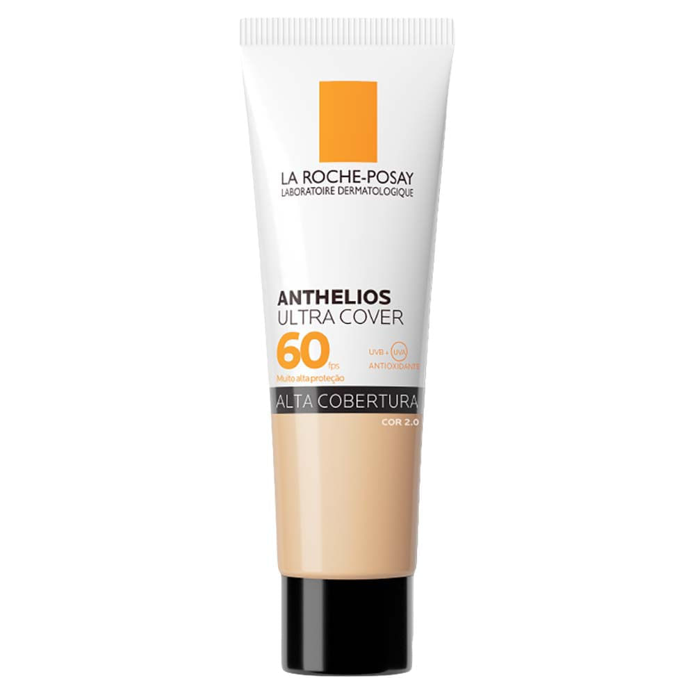 Protetor Solar Facial com Cor Toque Seco FPS 60 La Roche-Posay Anthelios Ultra Cover 2.0